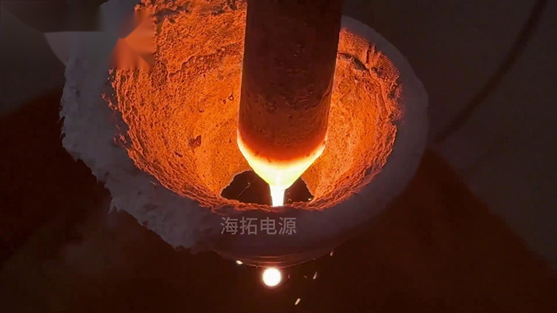 40KW的超高頻感應(yīng)加熱設(shè)備，頻率800Khz，用于加熱滴熔淬火熱處理